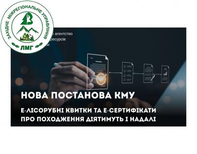У сфері лісозаготівлі й надалі діятимуть електронні дозвільні документи – постанова Кабміну